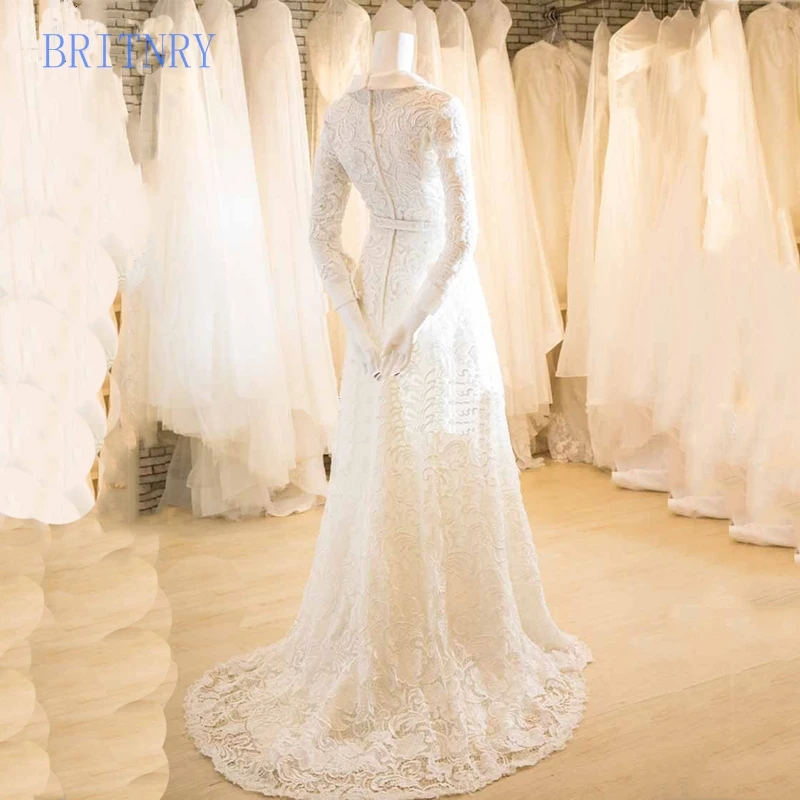 Special-Design-Lace-Wedding-Formal-Dress-Long-Sleeves-Empire-Custom-Made-Modest-Bridal-Formal-Maxi-Gowns (2)_