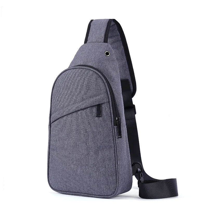 

Tailored waterproof and wear resistant Korean version of youth canvas skew satchel outdoor exercise bag men and women