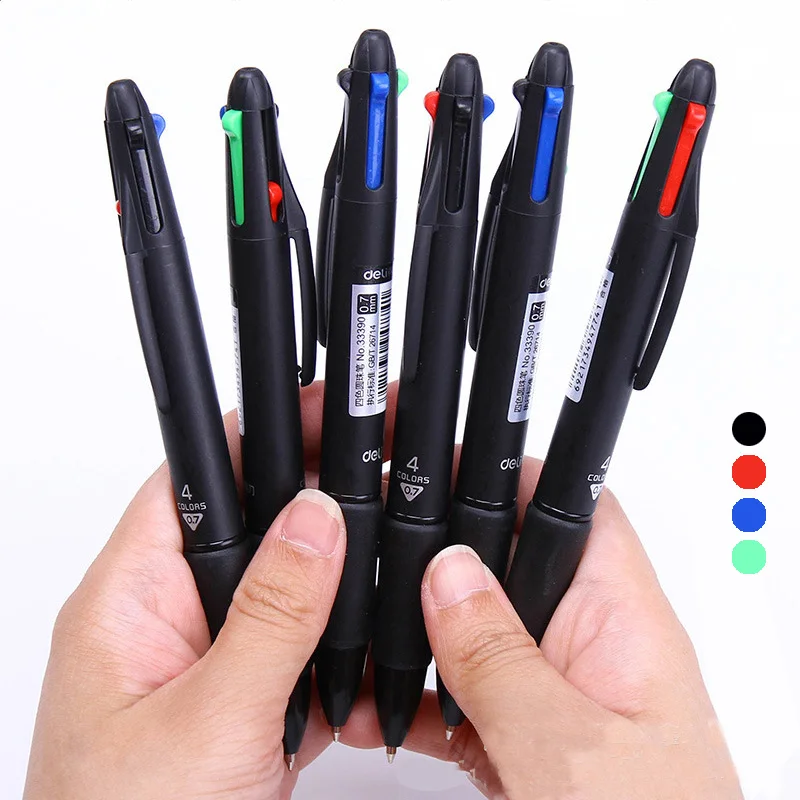 4 in 1 MultiColor Ballpoint Pen Creative Colorful Retractable Multifunction Ball Pens Marker Pen For Writing School Stationery
4 in 1 MultiColor Ballpoint Pen Creative Colorful Retractable Multifunction Ball Pens Marker Pen For Writing School Stationery