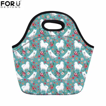 FORUDESIGNS Lunch Bag for Kids Samoyed Flower Picnic Bags Food Women Thermal Portable for Children Cooler Neoprene with Zipper
FORUDESIGNS Lunch Bag for Kids Samoyed Flower Picnic Bags Food Women Thermal Portable for Children Cooler Neoprene with Zipper