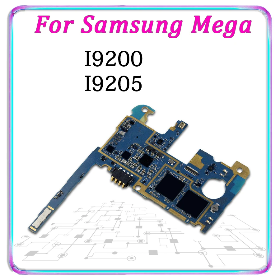 Original Motherboard For Original Samsung Galaxy Mega 6.3 I9200 3G I9205 4G Unlocked Mainboard Android Logic Board Tested Plate
Original Motherboard For Original Samsung Galaxy Mega 6.3 I9200 3G I9205 4G Unlocked Mainboard Android Logic Board Tested Plate
