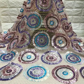 Purple Gold Sequined African Lace Fabric Nigerian Evening Dresses Sewing Fabrics 2019 High Quality Sequins Mesh For Wedding
Purple Gold Sequined African Lace Fabric Nigerian Evening Dresses Sewing Fabrics 2019 High Quality Sequins Mesh For Wedding
