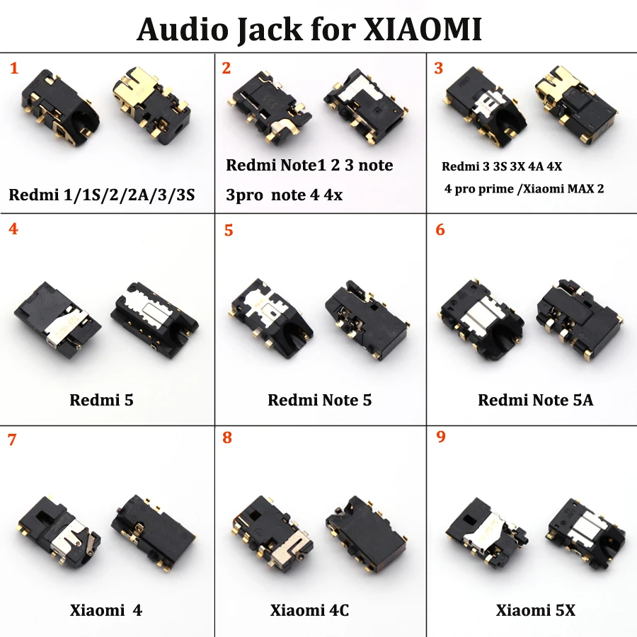 Earpiece Headphone Audio Jack For Xiaomi Mi Max 2 4 4C 5X / Redmi 1S 2 2A 3 3S 3X 4X 4A 4 Pro Prime Note 1 2 3 Pro 4 4X
Earpiece Headphone Audio Jack For Xiaomi Mi Max 2 4 4C 5X / Redmi 1S 2 2A 3 3S 3X 4X 4A 4 Pro Prime Note 1 2 3 Pro 4 4X