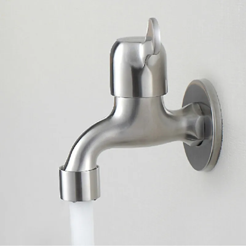 304 Stainless Steel Water Mouth Single Handle Washing Basin Tap Wall Mounted Garden Faucet
304 Stainless Steel Water Mouth Single Handle Washing Basin Tap Wall Mounted Garden Faucet