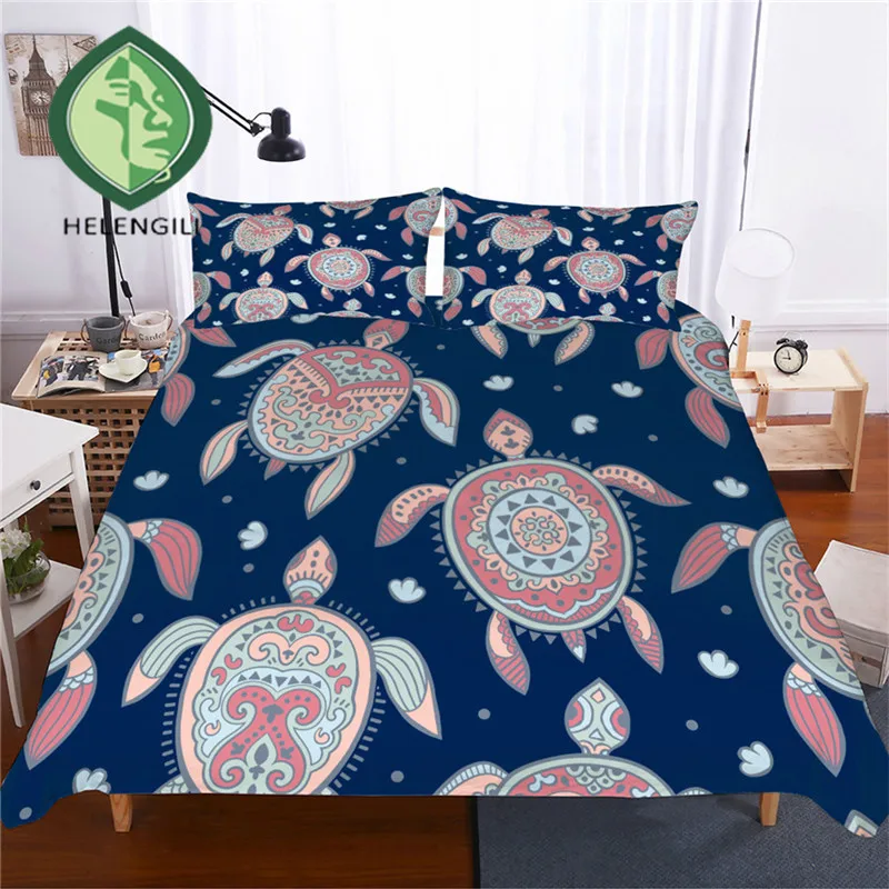 HELENGILI 3D Bedding Set Sea Turtle Print Duvet Cover Set Lifelike Bedclothes with Pillowcase Bed Set Home Textiles #HG-27
HELENGILI 3D Bedding Set Sea Turtle Print Duvet Cover Set Lifelike Bedclothes with Pillowcase Bed Set Home Textiles #HG-27