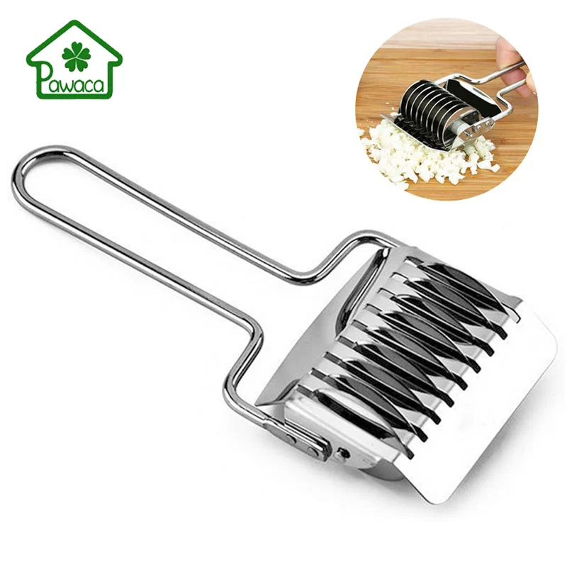 Pawaca Kitchen Stainless Steel Onion Garlic Coriander Cutter Dough Cutting Tool Garlic Crusher Non-slip Cooking Tool Accessories
Pawaca Kitchen Stainless Steel Onion Garlic Coriander Cutter Dough Cutting Tool Garlic Crusher Non-slip Cooking Tool Accessories