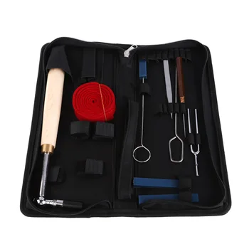 9Pcs/Set Professional Piano Tuning Hammer Wool Mute Temperament Strip Tools Kit with Black Zip Bag for Piano Tunning Repairing
9Pcs/Set Professional Piano Tuning Hammer Wool Mute Temperament Strip Tools Kit with Black Zip Bag for Piano Tunning Repairing