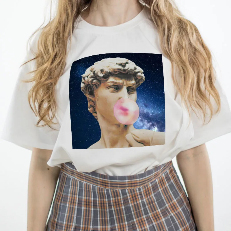 New Summer Short Sleeve David Michelangelo Print Statue Fun Personality Harajuku Large Size S-2XL O-Neck T-Shirt
New Summer Short Sleeve David Michelangelo Print Statue Fun Personality Harajuku Large Size S-2XL O-Neck T-Shirt