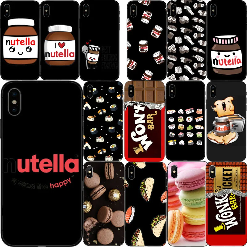 Tumblr Makalon Nutella Chocolate Sushi Comida Soft silicone TPU Caso Capa para O Iphone 6 7 8 Plus 5 4 X XR Xmax Capinha Coque
Tumblr Makalon Nutella Chocolate Sushi Comida Soft silicone TPU Caso Capa para O Iphone 6 7 8 Plus 5 4 X XR Xmax Capinha Coque