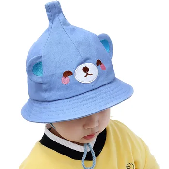 2019 New fashion Spring and summer Children's Fisherman Hat Boy Baby Visor sun Hat Cartoon Bear Girls Summer Sun caps beanies
2019 New fashion Spring and summer Children's Fisherman Hat Boy Baby Visor sun Hat Cartoon Bear Girls Summer Sun caps beanies