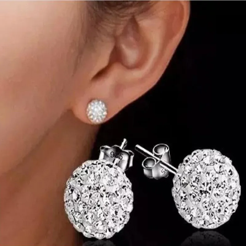 Newest Rhinestone Charm Round Beads Earrings for Women Fashion Stud Earring Luxury Jewelry
Newest Rhinestone Charm Round Beads Earrings for Women Fashion Stud Earring Luxury Jewelry