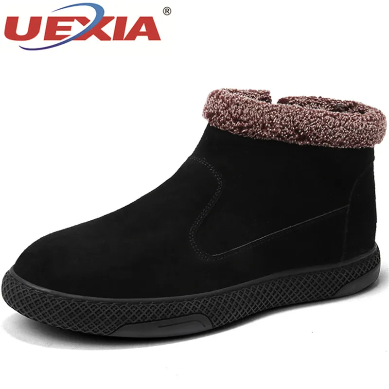 UEXIA New High Quality Shoes Men Snow Boots Plush Fur Fashion Ankle Winter Oxfords Walking Leather Martin Boots Moccasin Walking
UEXIA New High Quality Shoes Men Snow Boots Plush Fur Fashion Ankle Winter Oxfords Walking Leather Martin Boots Moccasin Walking