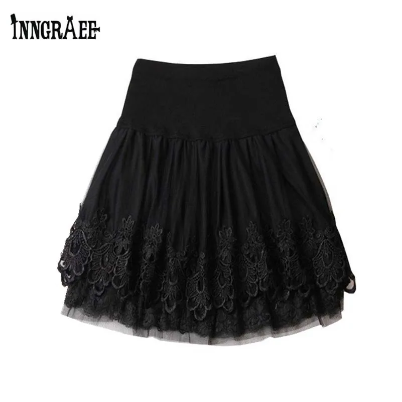 Inngraee 2019 Women Skirts Black Lace Saia Ball Gown Short Office Wear for Ladies Skirt NS8428
Inngraee 2019 Women Skirts Black Lace Saia Ball Gown Short Office Wear for Ladies Skirt NS8428