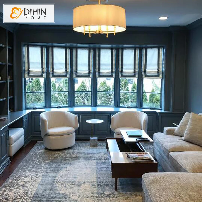 Custom Roman Shade With 100 More Options Light Filter / Blackout Roman Shades Window Curtains With Chain Mechanism
Custom Roman Shade With 100 More Options Light Filter / Blackout Roman Shades Window Curtains With Chain Mechanism