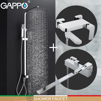 

GAPPO shower faucets waterfall faucets bath shower mixer faucet bath tub brass rainfall Bathtub taps shower system