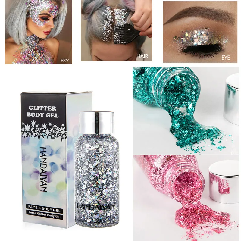 Eye Glitter Gel Nail Hair Body Face Mermaid Hologram Flash Heart Loose Liquid Sequins Cream Glitter Decoration Party Festival
Eye Glitter Gel Nail Hair Body Face Mermaid Hologram Flash Heart Loose Liquid Sequins Cream Glitter Decoration Party Festival