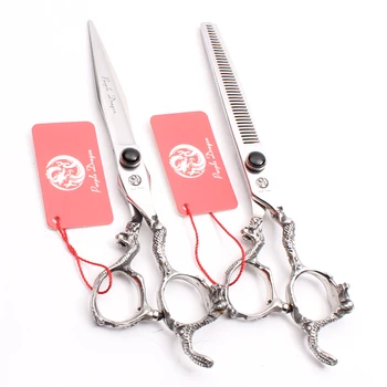 Z9100 7" Japan 440C Black Hairdressing Shears Cutting Shears Thinning Scissors Human Hair Scissors or Pets Hair Grooming Shears
Z9100 7" Japan 440C Black Hairdressing Shears Cutting Shears Thinning Scissors Human Hair Scissors or Pets Hair Grooming Shears