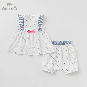 DBH10812 Dave bella summer baby girls clothing sets children cute bow dots suits infant high quality clothes girls outfit
DBH10812 Dave bella summer baby girls clothing sets children cute bow dots suits infant high quality clothes girls outfit