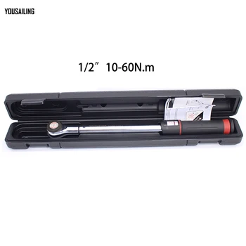 YOUSAILING 1/2"DR10-60Nm High Quality High Precision Adjustable Windows Preset Torque Wrench Hand Spanner Wrench Tool
YOUSAILING 1/2"DR10-60Nm High Quality High Precision Adjustable Windows Preset Torque Wrench Hand Spanner Wrench Tool