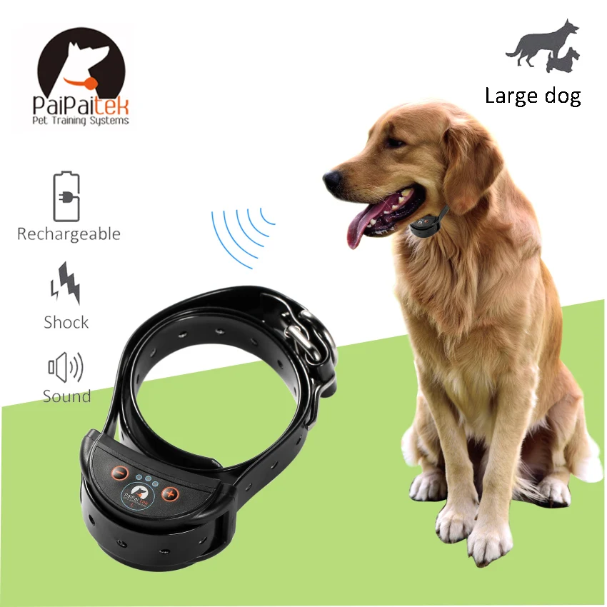 Paipaitek Updated Barking Collar for L Dog Rechargeable Pet Training Collar w/ Sound and Static Shock 5 Sensitive Modes
Paipaitek Updated Barking Collar for L Dog Rechargeable Pet Training Collar w/ Sound and Static Shock 5 Sensitive Modes