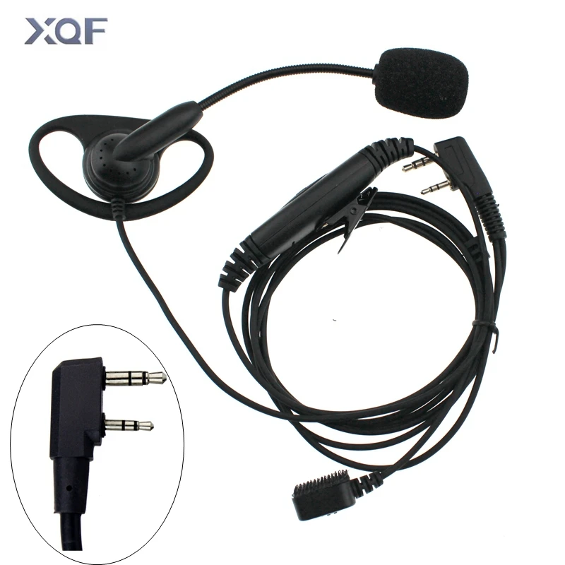 K Plug Walkie Talkie Headset D-type Finger Ear Stick Double PTT Headphone Tactical Earpiece for Baofeng UV-5R Kenwood TK-3107
K Plug Walkie Talkie Headset D-type Finger Ear Stick Double PTT Headphone Tactical Earpiece for Baofeng UV-5R Kenwood TK-3107