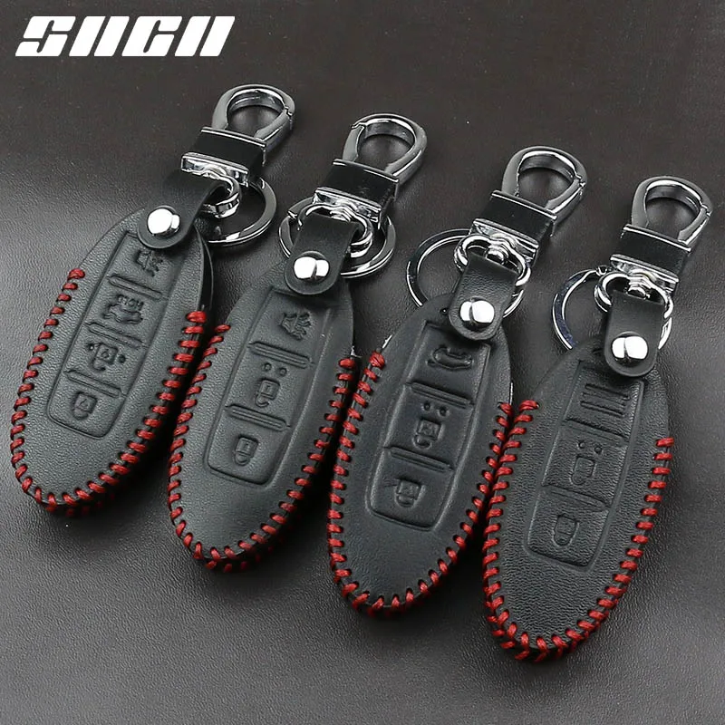 SNCN Genuine Leather Car Key Case Covers For Nissan Qashqai X-Trail Versa Tiida Sentra Murano Note Juke Altima Maxima Patrol
SNCN Genuine Leather Car Key Case Covers For Nissan Qashqai X-Trail Versa Tiida Sentra Murano Note Juke Altima Maxima Patrol