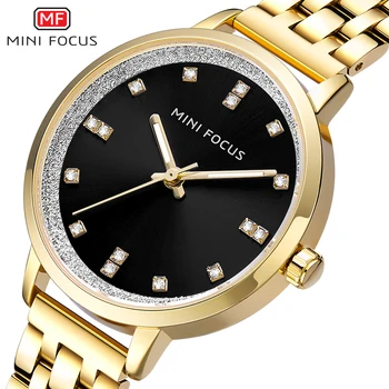 MINIFOCUS High Quality Women Quartz Watches Stainless Steel Crystal Top Brand Luxury Ladies Wrist Watch Relogio Feminino +Box
MINIFOCUS High Quality Women Quartz Watches Stainless Steel Crystal Top Brand Luxury Ladies Wrist Watch Relogio Feminino +Box
