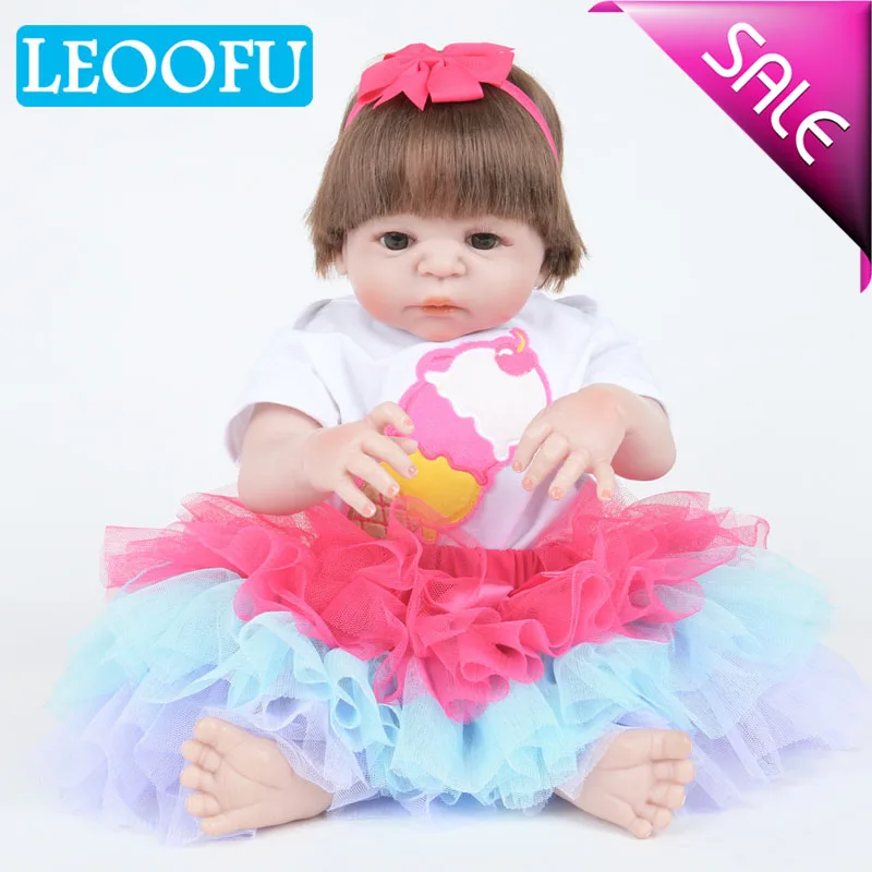 LEOOFU 55cm 22inch new Year's gift toy doll baby gift princess girl play house toys reborn fashion baby dolls for children
LEOOFU 55cm 22inch new Year's gift toy doll baby gift princess girl play house toys reborn fashion baby dolls for children