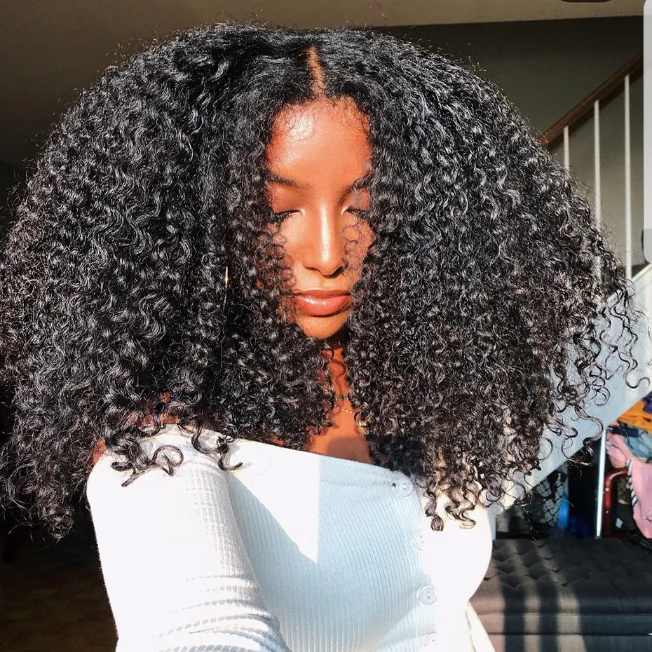 Kinky Curly Lace Front Human Hair Wigs 300% Density Natural Hairline Pre Plucked Bleached Knots human hair lace wig black women
Kinky Curly Lace Front Human Hair Wigs 300% Density Natural Hairline Pre Plucked Bleached Knots human hair lace wig black women