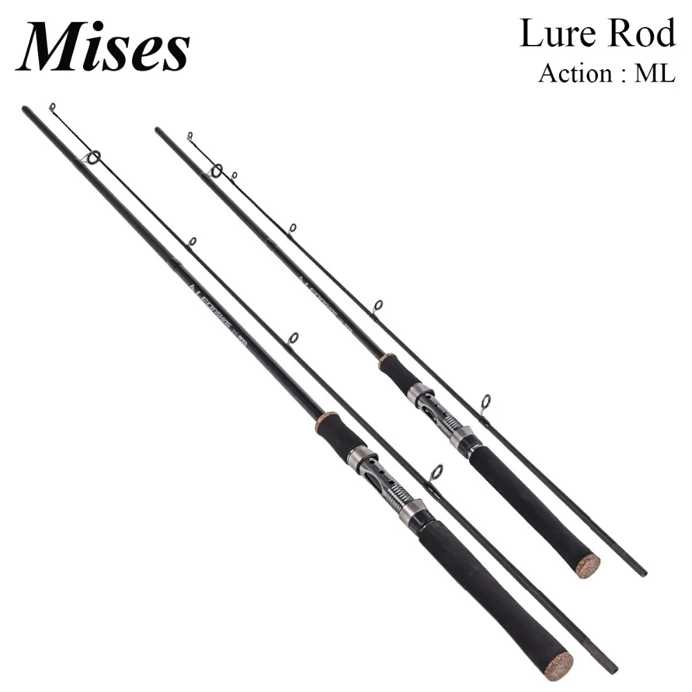 Mises Two Section FRP Lure Rod 1.8M 2.1M ML Action Straight Type Handle Fishing Rods Convenient Fishing Gear
Mises Two Section FRP Lure Rod 1.8M 2.1M ML Action Straight Type Handle Fishing Rods Convenient Fishing Gear