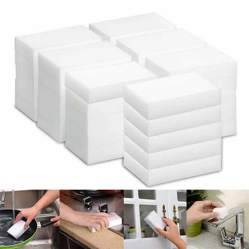 20/50/100Pcs Magic Sponge Melamine Foam Cleaning Eraser Home Kitchen Bathroom Nano Sponges Cleaning Accessories 10*6*2cm
20/50/100Pcs Magic Sponge Melamine Foam Cleaning Eraser Home Kitchen Bathroom Nano Sponges Cleaning Accessories 10*6*2cm