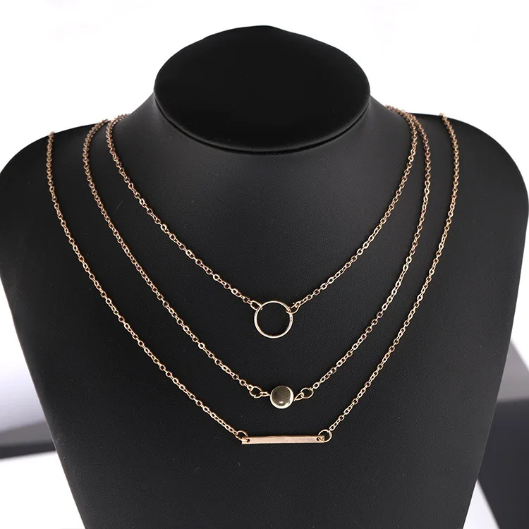 European and American New Combination Fashion Joker Metal Bar Necklace Wholesale Punk Heart Necklace
European and American New Combination Fashion Joker Metal Bar Necklace Wholesale Punk Heart Necklace