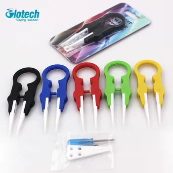 Glotech Heat Resistant anti-static multifunctional ceramic tweezer e cigarette removable tool for RBA RDA vaporizer DIY atomizer
Glotech Heat Resistant anti-static multifunctional ceramic tweezer e cigarette removable tool for RBA RDA vaporizer DIY atomizer