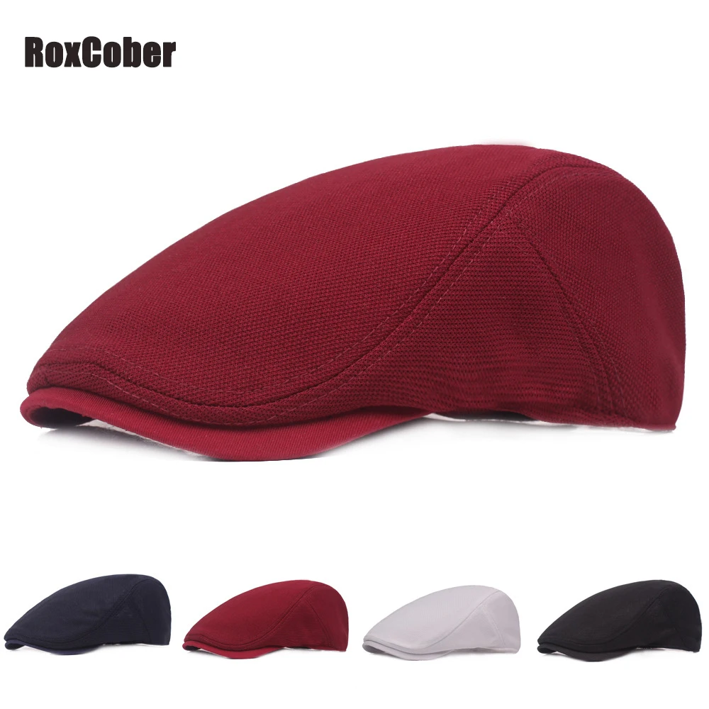 RoxCober Summer Spring Berets Breathable Ivy Flat Cap Mens Womens Simple Newsboy Caps Visor Vintage Gatsby Hat Adjustable
RoxCober Summer Spring Berets Breathable Ivy Flat Cap Mens Womens Simple Newsboy Caps Visor Vintage Gatsby Hat Adjustable