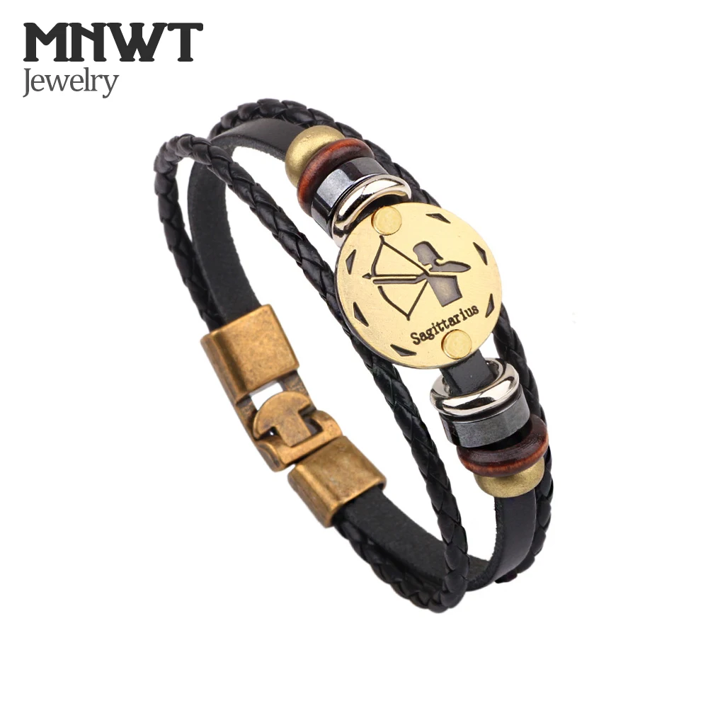 MNWT Fashionable Bronze Alloy Buckles Zodiac Signs Bracelet Men Casual Personality Lover Charm Jewelry Leather Punk Bracelets
MNWT Fashionable Bronze Alloy Buckles Zodiac Signs Bracelet Men Casual Personality Lover Charm Jewelry Leather Punk Bracelets