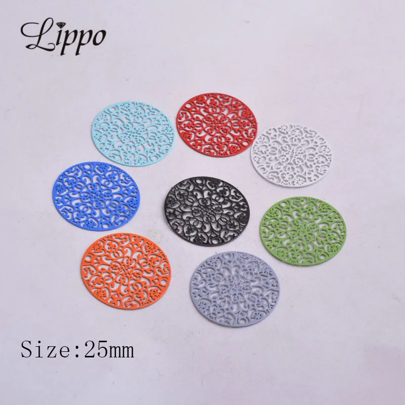 50pcs AC3212 25mm Coloful Round Flower Connector Brass Painted Estampes rondes Charms DIY Jewelry Making
50pcs AC3212 25mm Coloful Round Flower Connector Brass Painted Estampes rondes Charms DIY Jewelry Making