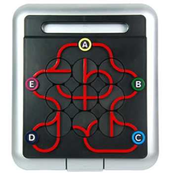 Plastic Maze Puzzle Board Game Twist Subway Connecting Stations Track 64 Missions Logic Reasoning Intelligence Educational Toy 
Plastic Maze Puzzle Board Game Twist Subway Connecting Stations Track 64 Missions Logic Reasoning Intelligence Educational Toy