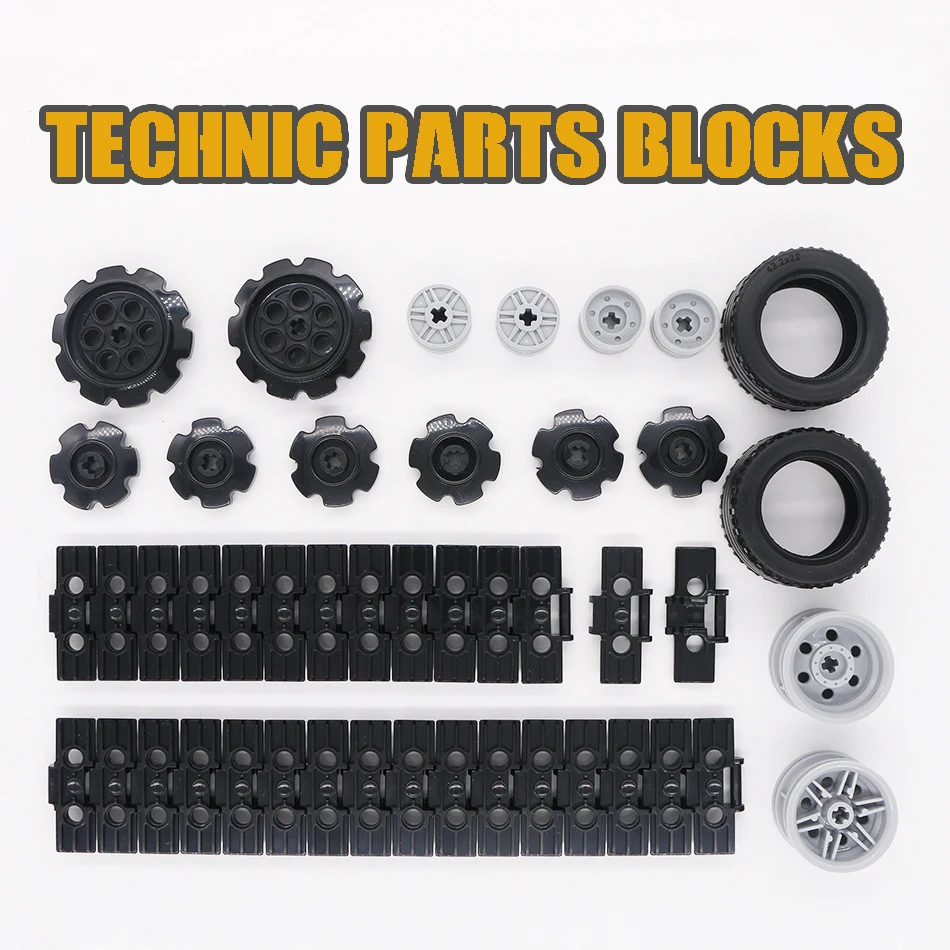 LegoINGlys Technic Parts Wheel Building Blocks Tank Caterpillar Track Link Car Tyre Chain Truck Excavator Compatible Bricks Toys
LegoINGlys Technic Parts Wheel Building Blocks Tank Caterpillar Track Link Car Tyre Chain Truck Excavator Compatible Bricks Toys