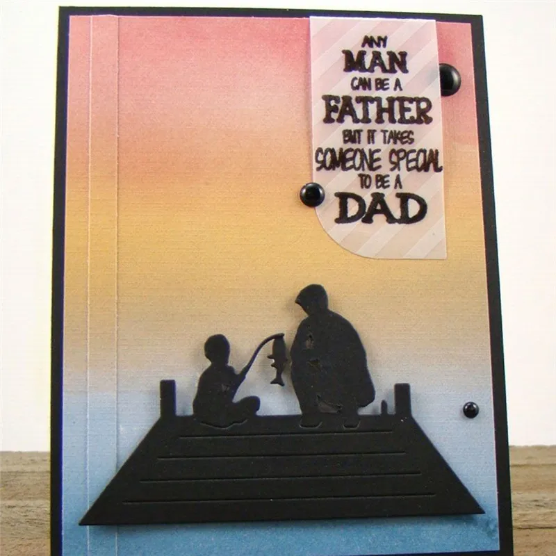 Naifumodo Father and Son Die Fishing Metal Cutting Dies Craft Frame Dies Father's Day Happy Scrapbooking for Card Making DIY
Naifumodo Father and Son Die Fishing Metal Cutting Dies Craft Frame Dies Father's Day Happy Scrapbooking for Card Making DIY