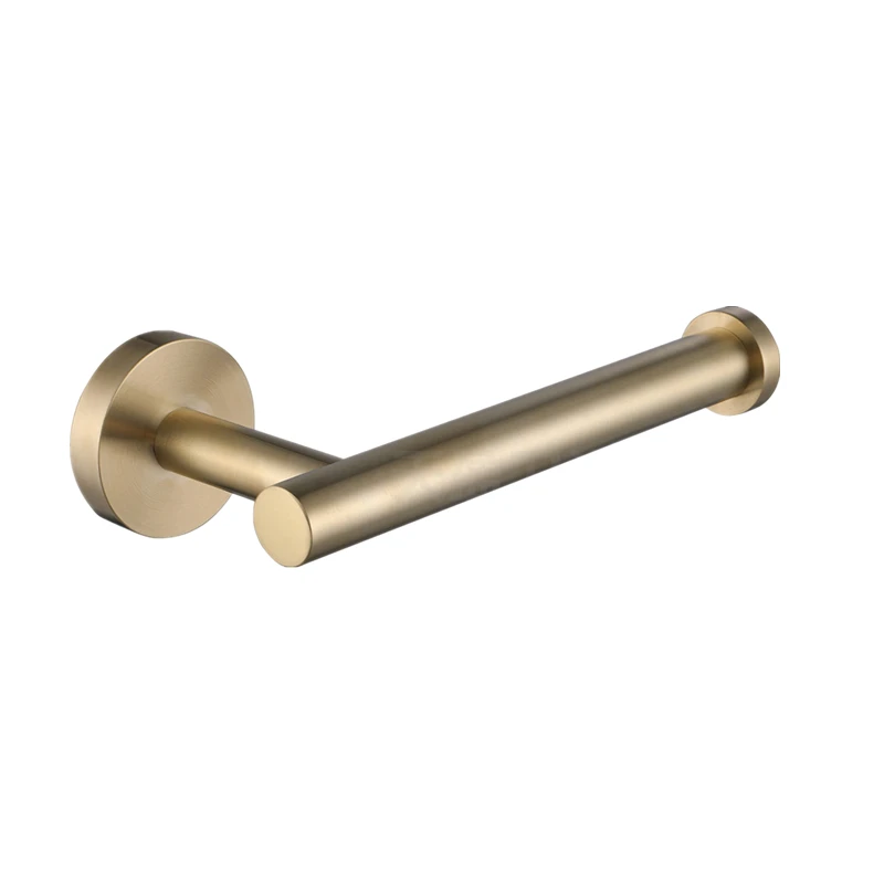 304 Stainless Steel Roll Paper Holder Wall Mounted Gold Toilet Paper Holder Bathroom Hardaware Set Brushed Tissue Paper Shelf
304 Stainless Steel Roll Paper Holder Wall Mounted Gold Toilet Paper Holder Bathroom Hardaware Set Brushed Tissue Paper Shelf