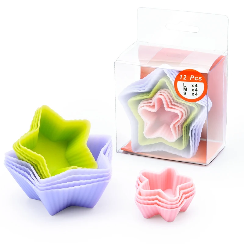 Silicone Cupcake Muffin Molds, Reusable Non stick Baking Cupcake Liners, Easy Clean Pastry Tools, Pack of 12
Silicone Cupcake Muffin Molds, Reusable Non stick Baking Cupcake Liners, Easy Clean Pastry Tools, Pack of 12