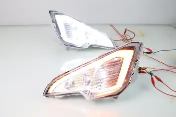 RQXR led drl daytime running light for Ford Ecosport with Dynamic moving yellow turn signal
RQXR led drl daytime running light for Ford Ecosport with Dynamic moving yellow turn signal