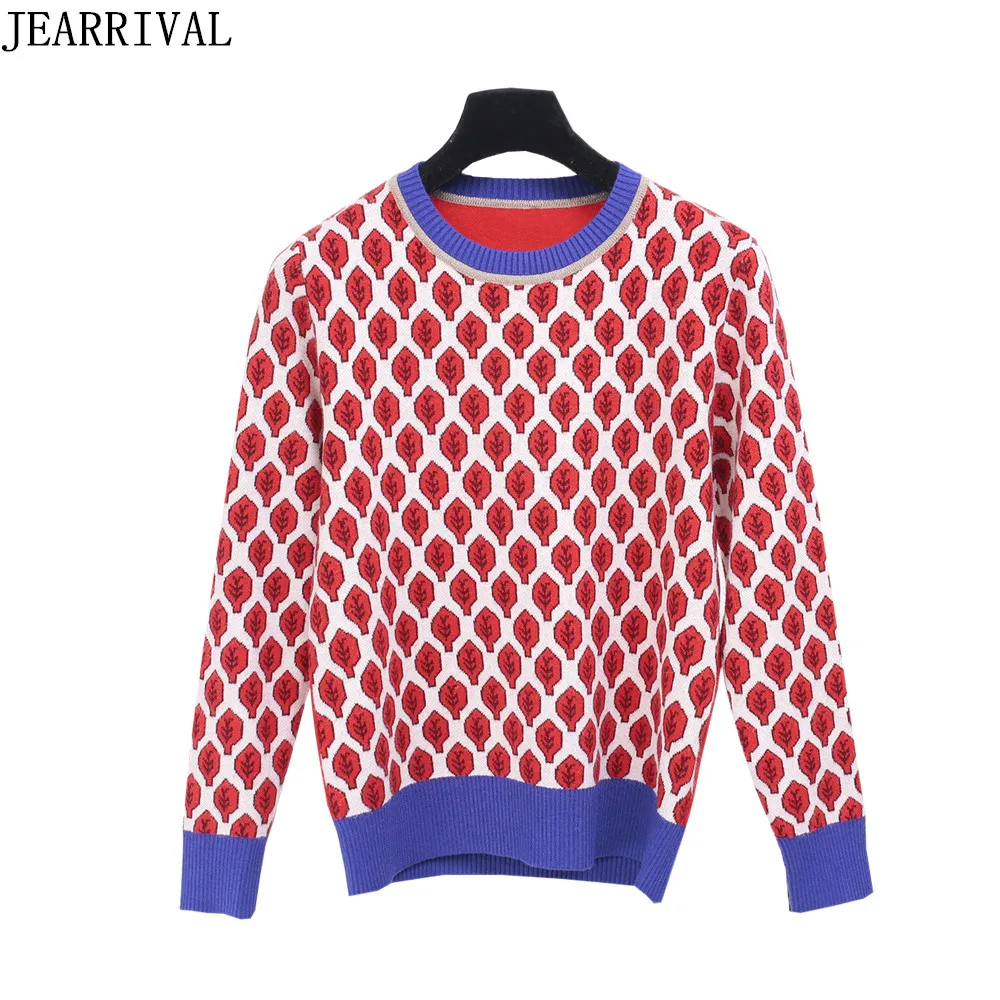 Fall Fashion Print Knitted Sweater Pullovers 2018 Winter Women's Casual Long Sleeve O-Neck Pullover Jumper Top Pull Femme
Fall Fashion Print Knitted Sweater Pullovers 2018 Winter Women's Casual Long Sleeve O-Neck Pullover Jumper Top Pull Femme
