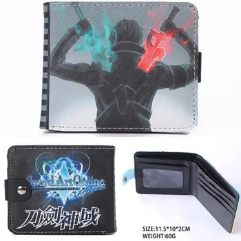 Anime Sword Art Online Synthetic Leather Short Exquisite Wallet/Kirito with Double Swords Button Purse
Anime Sword Art Online Synthetic Leather Short Exquisite Wallet/Kirito with Double Swords Button Purse