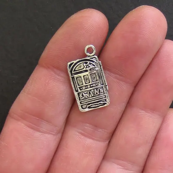 10pcs/lot 22mm x12mm Slot Machine Charms Antique Silver Ton for diy jewelry accessories necklace pendant findings making
10pcs/lot 22mm x12mm Slot Machine Charms Antique Silver Ton for diy jewelry accessories necklace pendant findings making