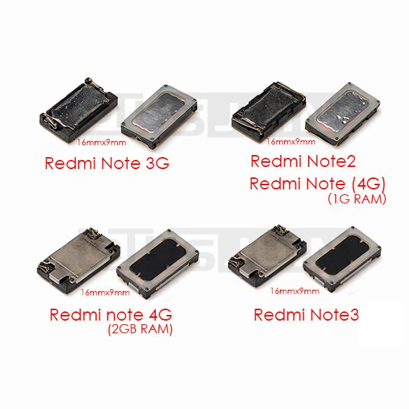 2pcs Original Loudspeaker Loud Speaker for Xiaomi Redmi Note 2 note 3 4 3G 4G Note2 Note3 Note4 | Мобильные телефоны и