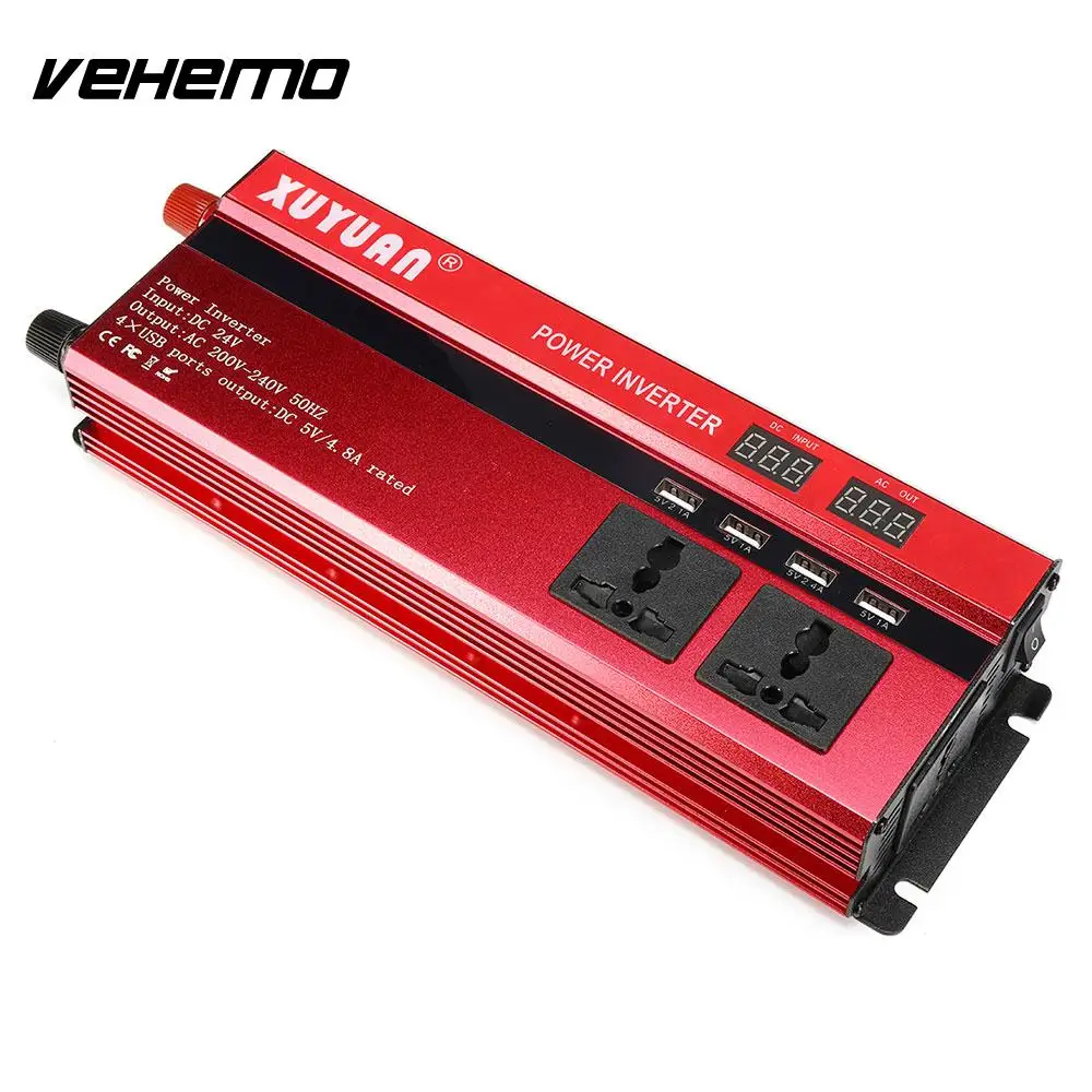 Car Inverter Auto Inverter High Performance Solar Power Inverter Power Supply Vehicle 1200W Peak Converter Portable
Car Inverter Auto Inverter High Performance Solar Power Inverter Power Supply Vehicle 1200W Peak Converter Portable