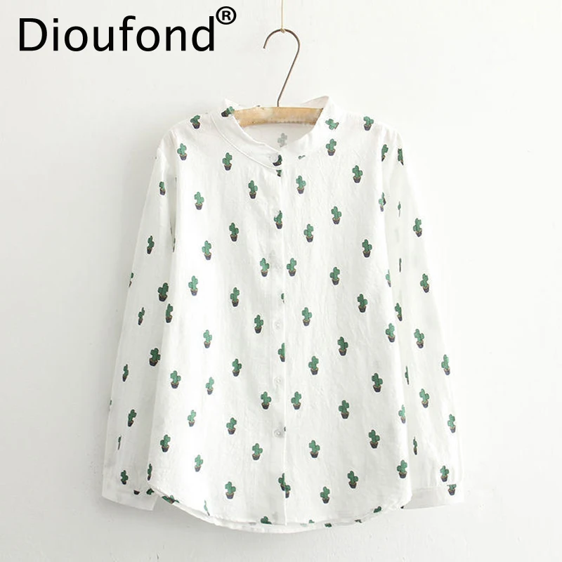 Dioufond Brand New Hot 2018 Womens Tops And Blouses Tree Print Shirt Women Long Sleeve Causal Cotton Linen Famale Shirt korean
Dioufond Brand New Hot 2018 Womens Tops And Blouses Tree Print Shirt Women Long Sleeve Causal Cotton Linen Famale Shirt korean