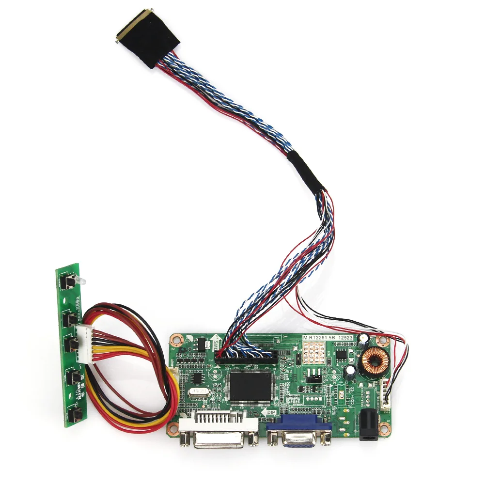 For LP156WF1-TLC1 B156HW01 (VGA+DVI) M.RT2261 LCD/LED Controller Driver Board LVDS Monitor Reuse Laptop 1920x1080
For LP156WF1-TLC1 B156HW01 (VGA+DVI) M.RT2261 LCD/LED Controller Driver Board LVDS Monitor Reuse Laptop 1920x1080