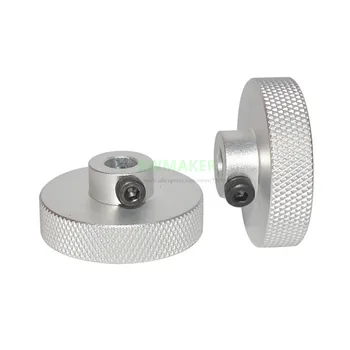 1pcs 5mm/6.36mm/8mm/14mm NEMA 17/23 motore aluminum jog knob hand wheel for 42 / 57 / 86 stepper motor wheel
1pcs 5mm/6.36mm/8mm/14mm NEMA 17/23 motore aluminum jog knob hand wheel for 42 / 57 / 86 stepper motor wheel